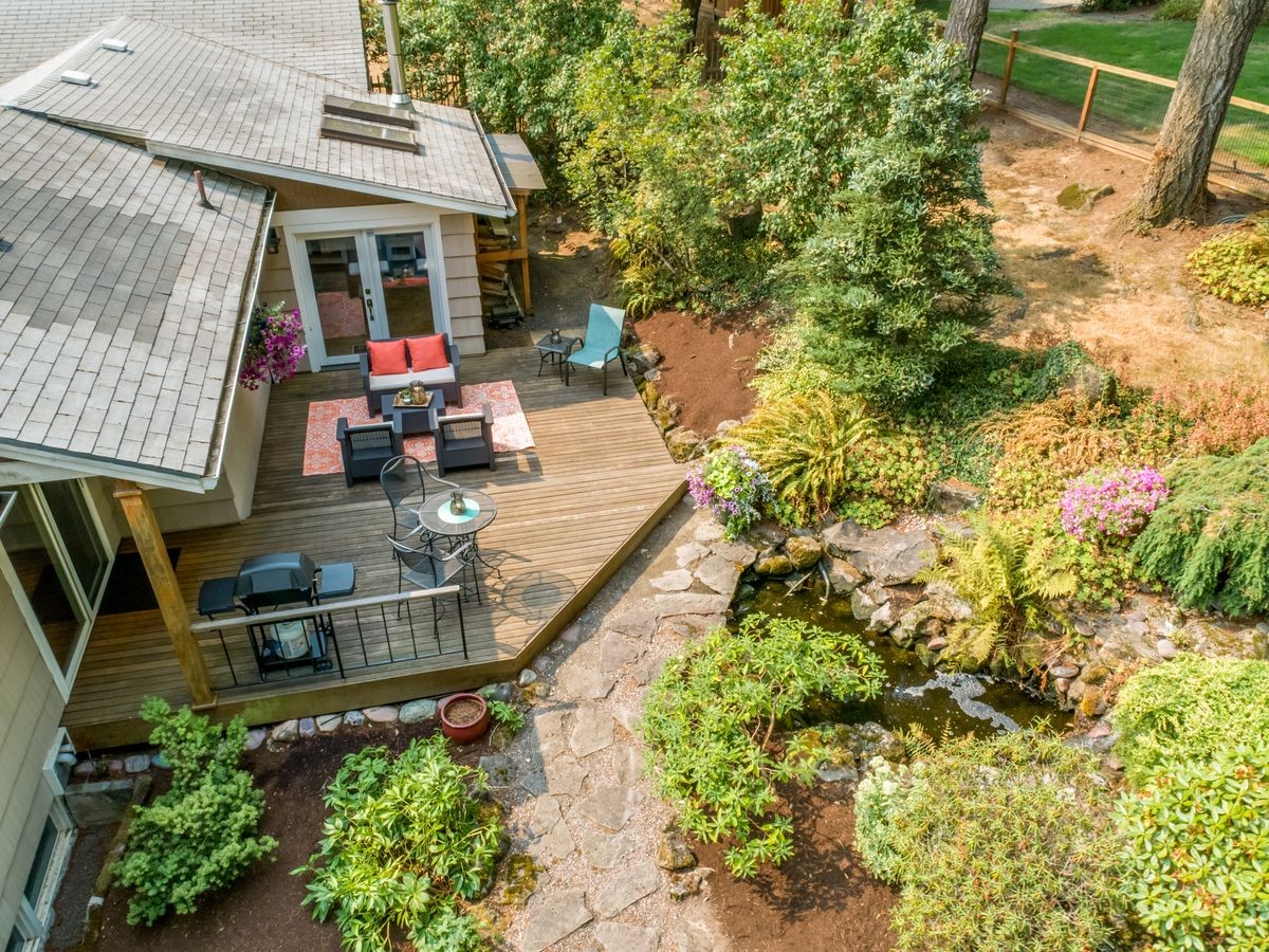 Aerial Photos of Rural Oregon Home